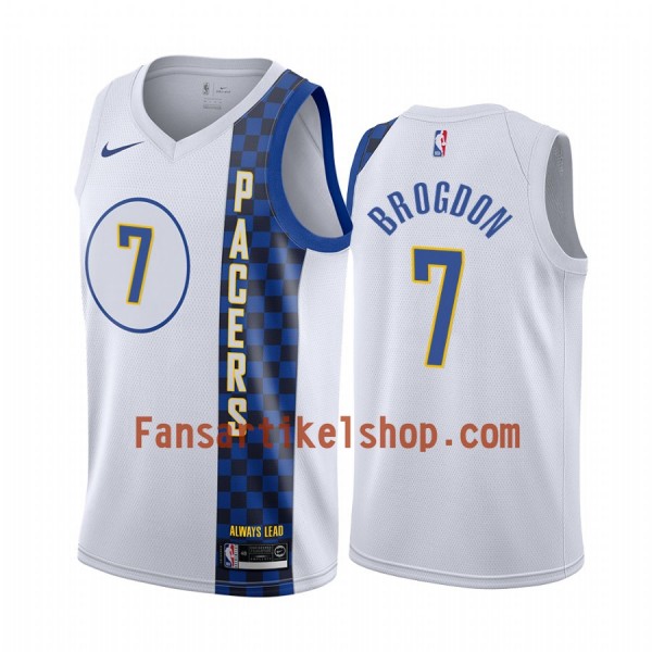 NBA Indiana Pacers Trikot Malcolm Brogdon 7 Nike 2019-2020 City Edition Swingman - Herren